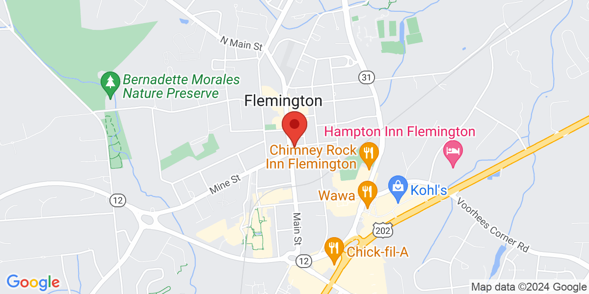 Map of Flemington Free Public Library